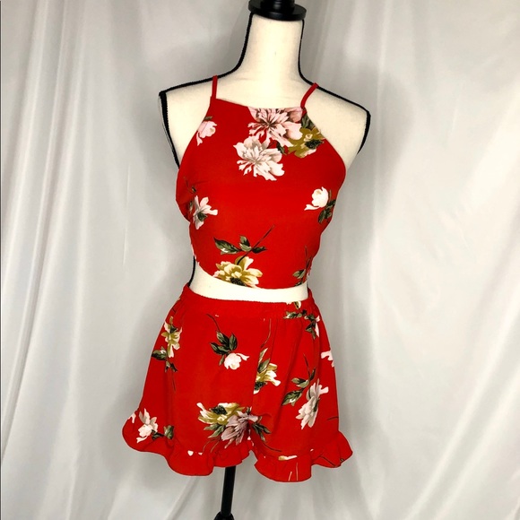 Pants - Floral 2 Piece Set